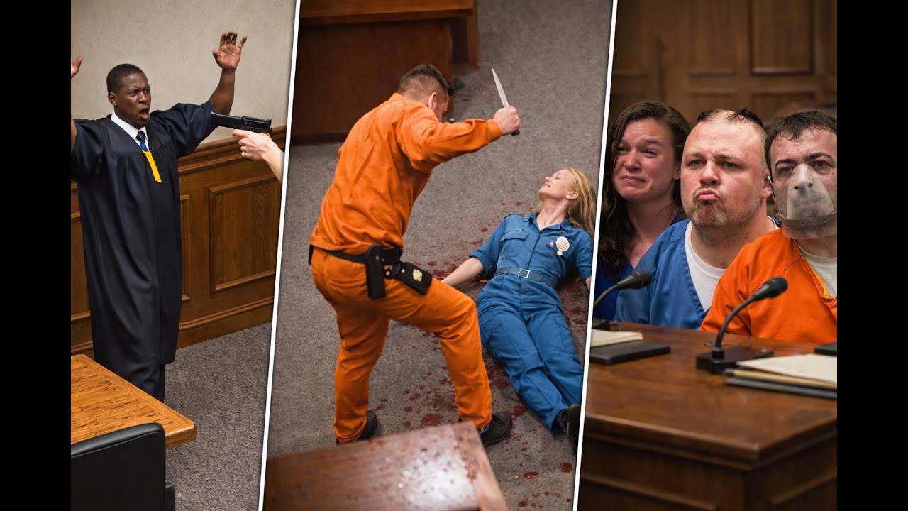 Convicts Killed in Courtroom  |  Courtroom Verdict Official