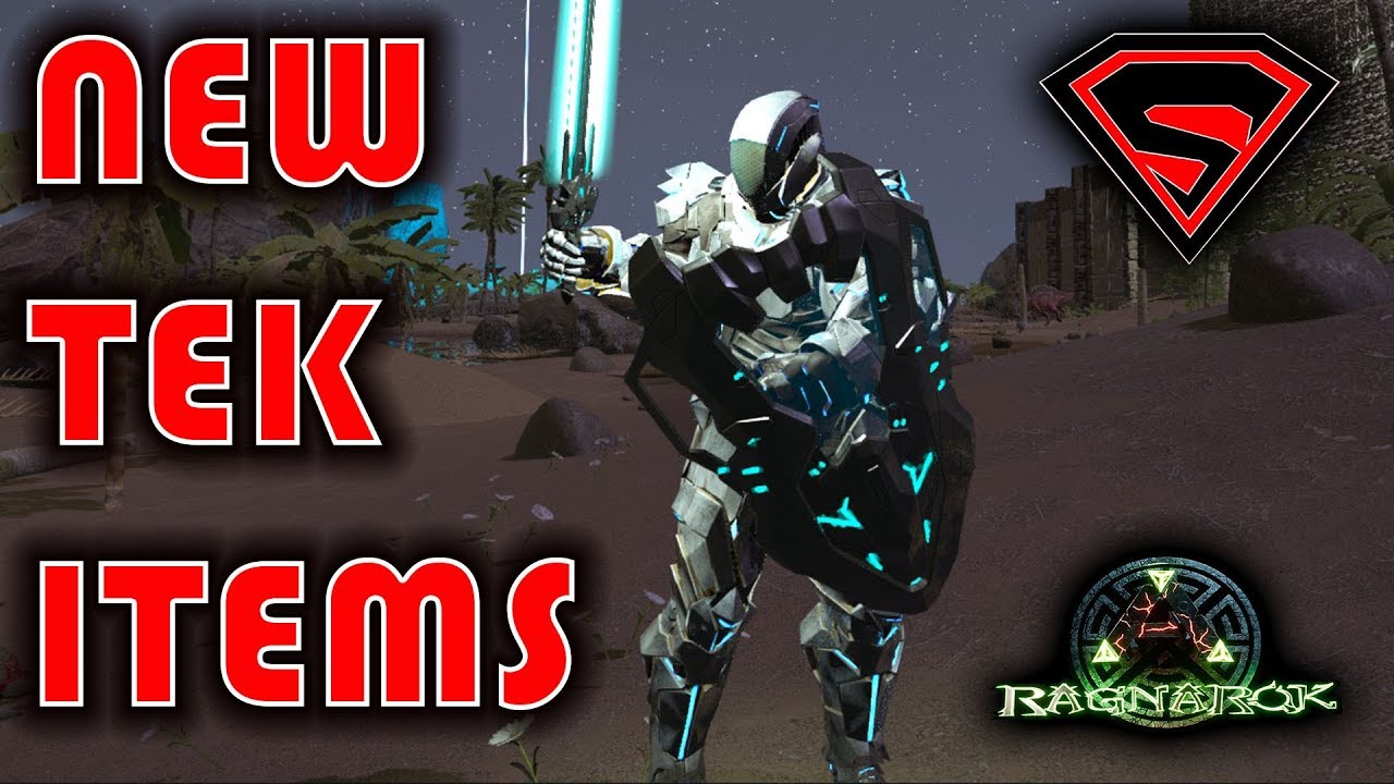 ARK TEK SWORD, TEK SHIELD & TEK LIGHT! SHOWCASE!