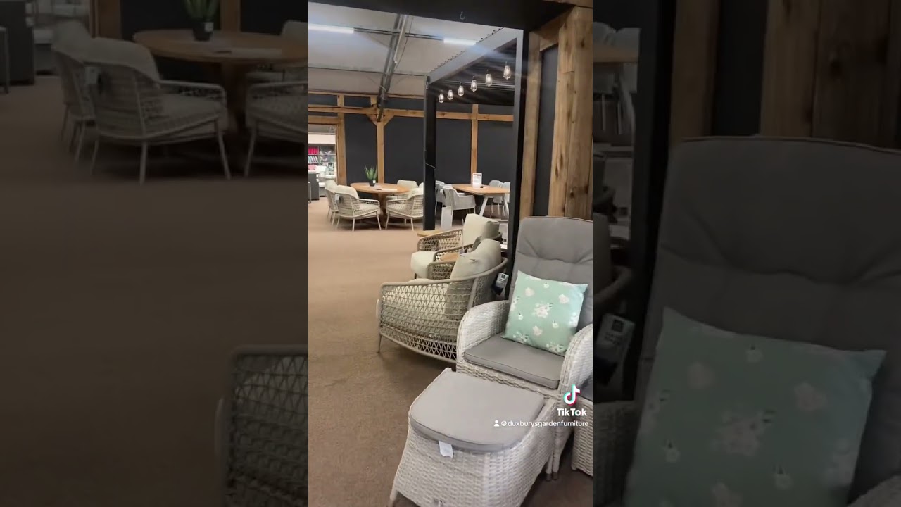 Updated tour of our huge garden furniture showroom 29/04