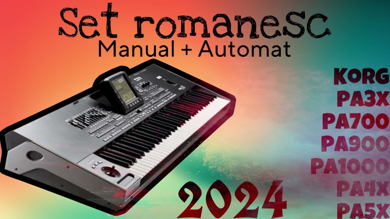 Set romanesc Korg 2024 pa3x Pa700 Pa1000 Pa4x Pa5x