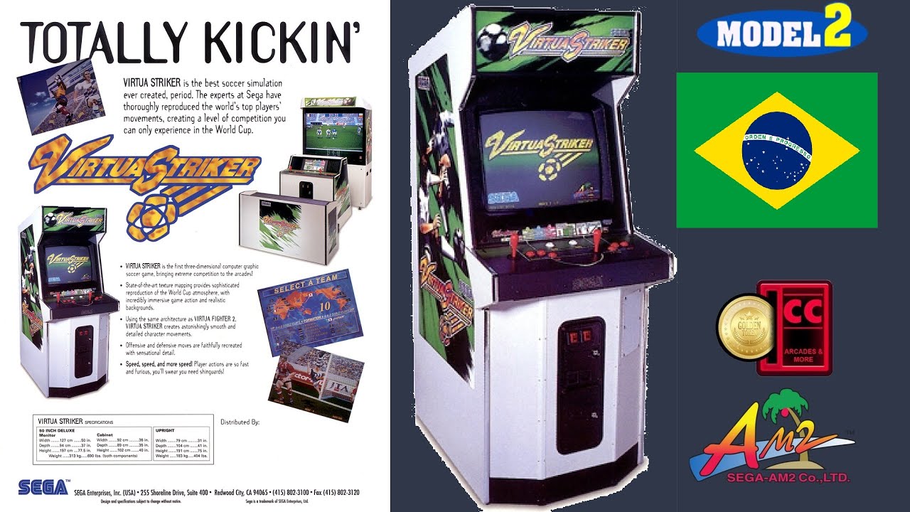 Virtua Striker (Arcade) - Brasil (1cc)