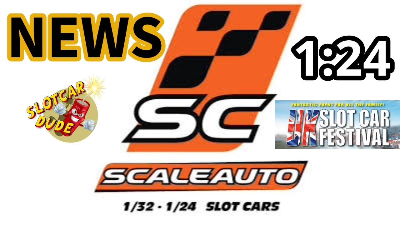 Scaleautos Slot Cars Take Center Stage At The UK Slotcar Festival 2024 - 1/24 News! #slot car #124