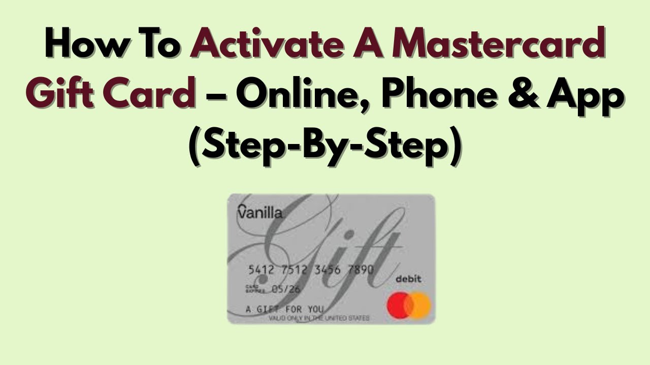 Как активировать подарочную карту Mastercard &mdash; онлайн, по телефону и через приложение (пошаговое ...
