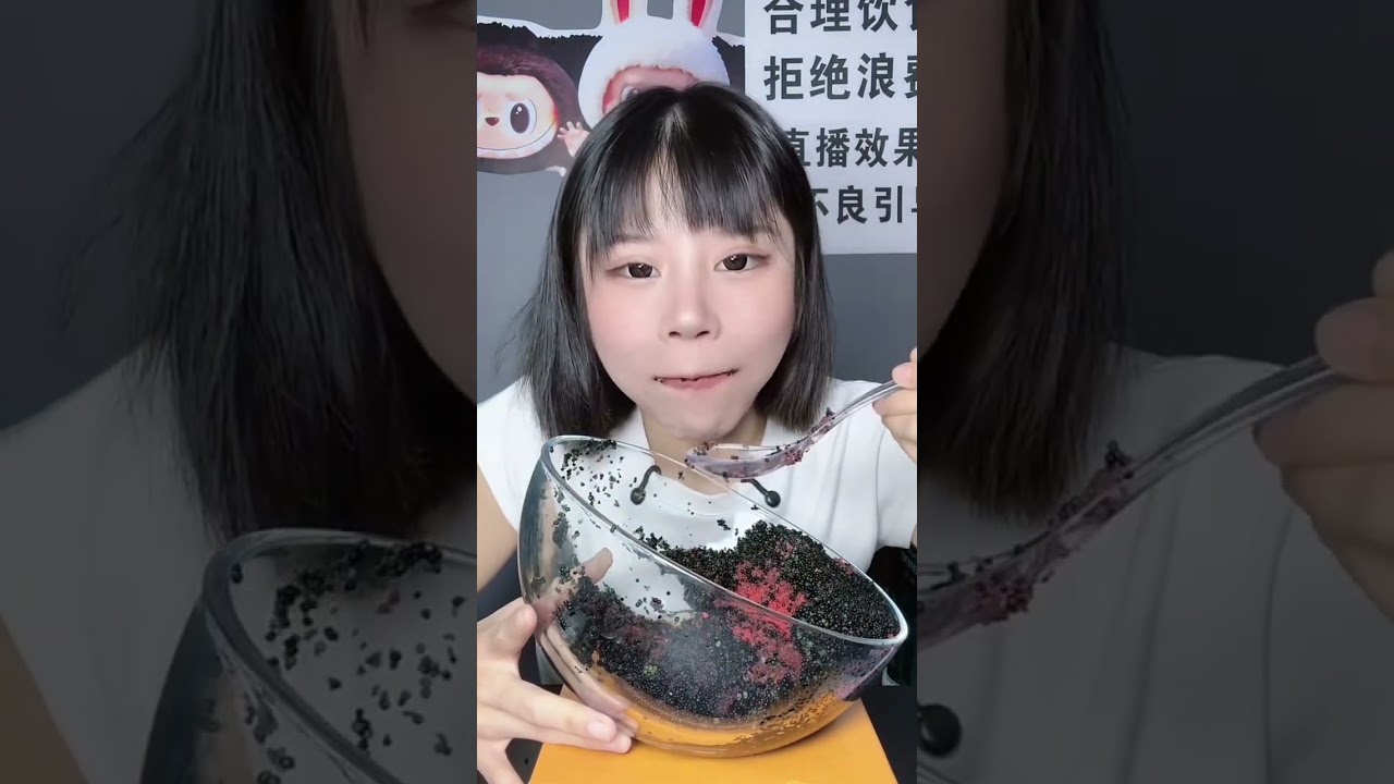 ASMR voice control eating sound colorful crunchy tobiko eggs #fyp 
