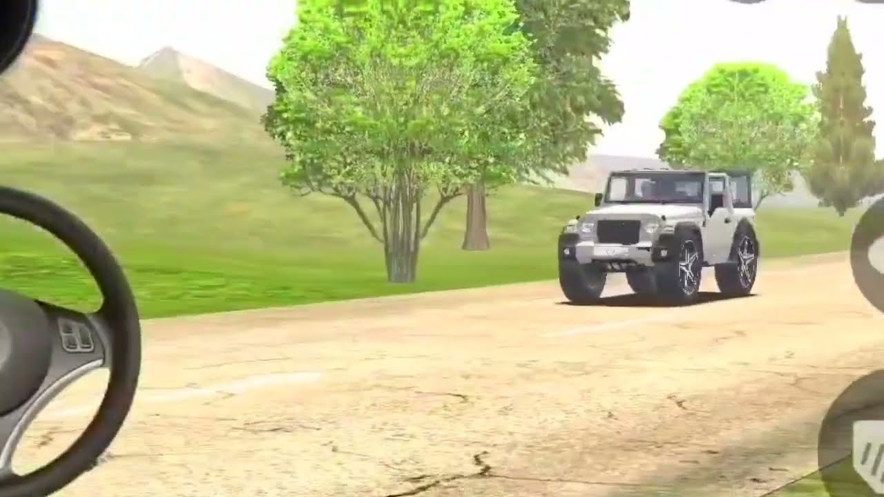 White Thar Stunts Driving | White Jeep flips Stunt indian real car driving simulator #gameplay