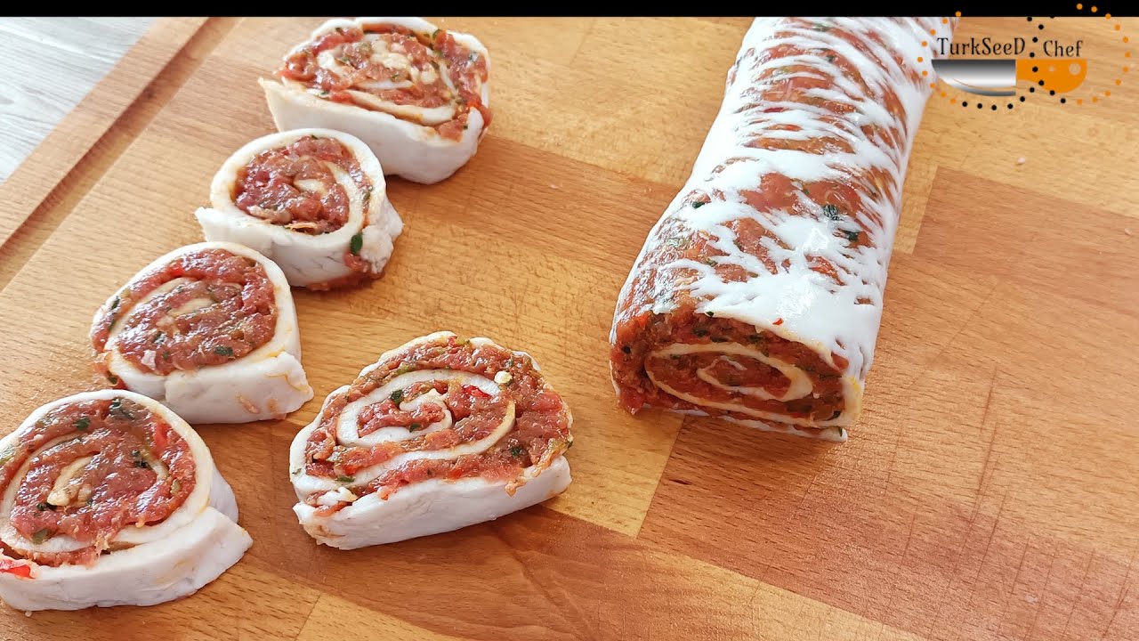Шашлык из мясного фарша [Субтитры]