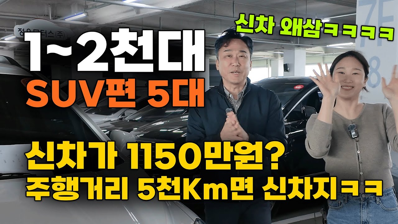 [중고차] 도대체 이런건 어디서 구해오는거지?ㅋㅋㅋㅋ SUV 5대 같이보기