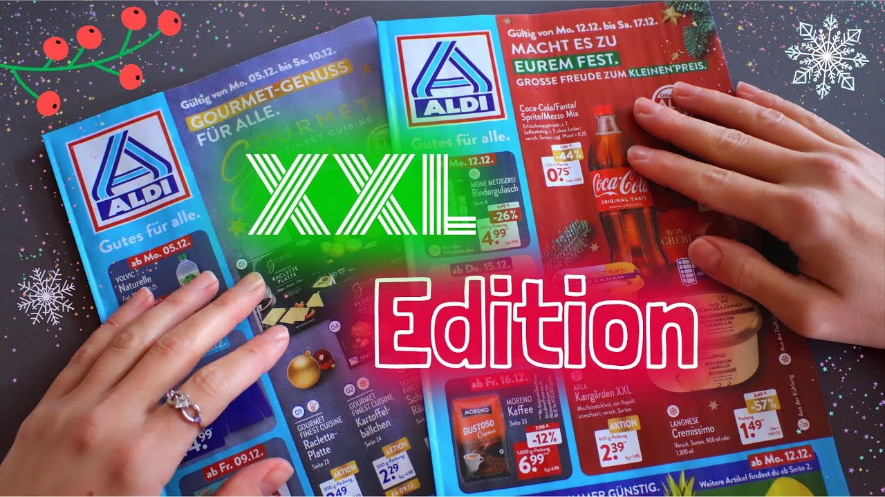 ASMR XXL ALDI PROSPEKT❄️🎄WINTER-/WEIHNACHTSANGEBOTE | PAGE TURNING, PAPER SOUNDS, BRUSHING & TRACING