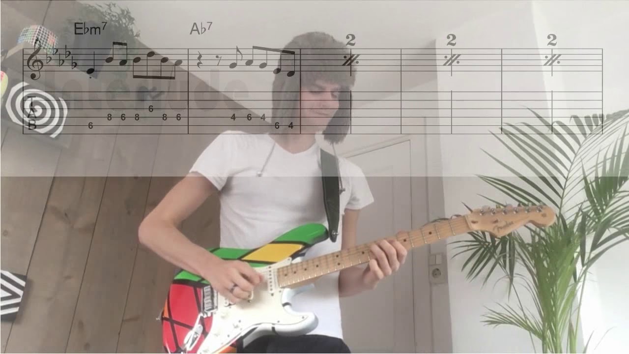 Incognito - Hats [TABS in video guitar cover]