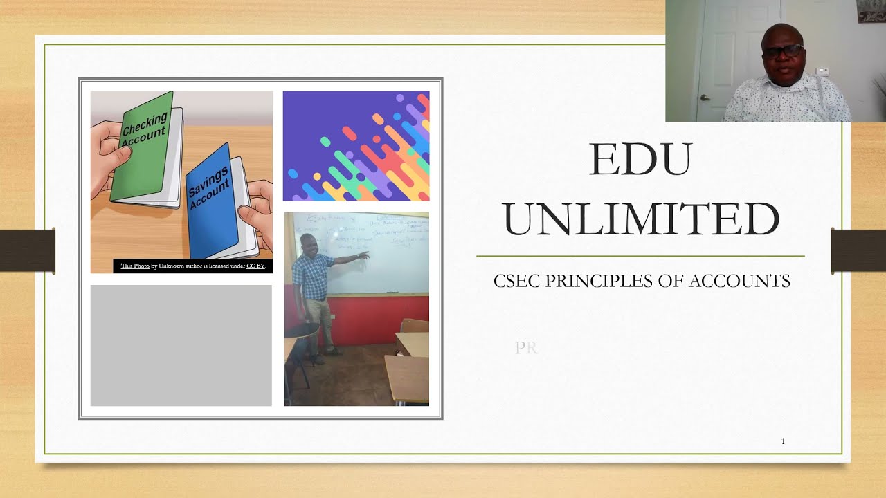 CXC / CSEC PRINCIPLES OF ACCOUNTS: Introduction to Accounting #accounts #EDUUNLIMITED