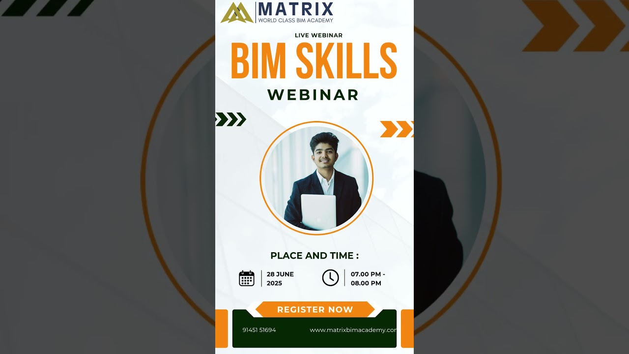Bim Skills Webinar  #construction #revit #yt #bim #matrix #architecture #architecture #bimcourse