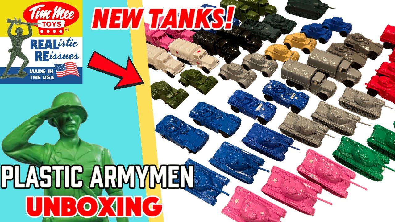 Пластиковые армейские человечки TimMee Toys Распаковка НОВЫХ танков&hellip;