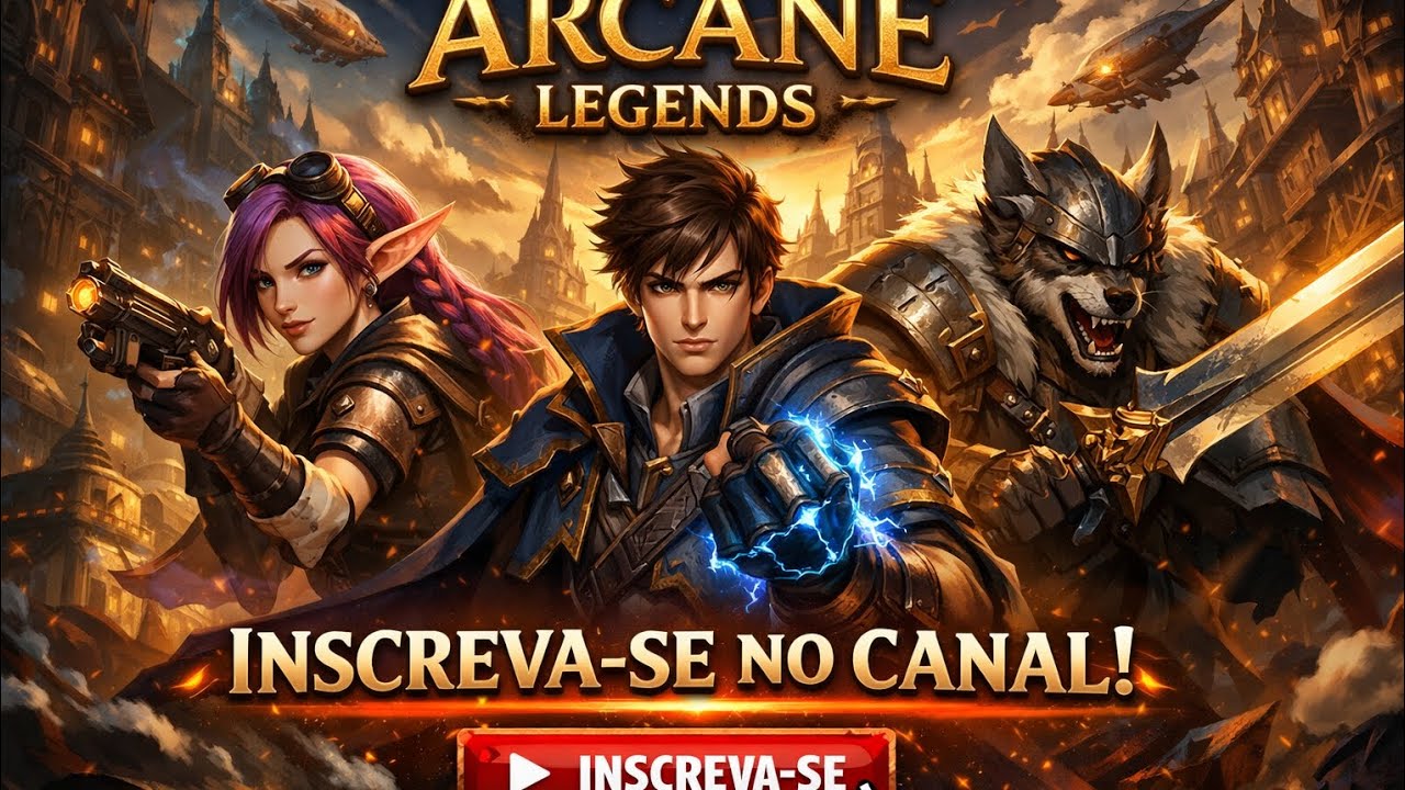 EVOLUINDO EM ARCANE LEGENDS – INSCREVA-SE E ACOMPANHE! 🚀