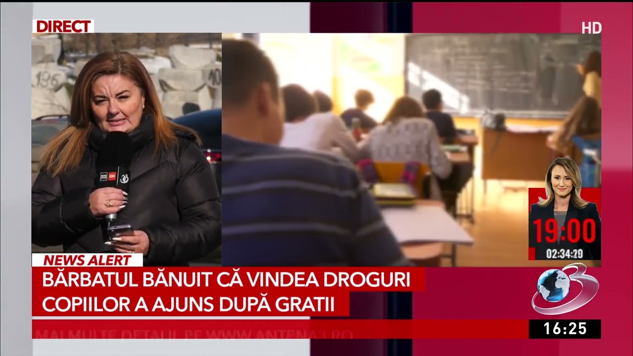 Bărbatul bănuit că vindea droguri copiilor a ajuns după gratii