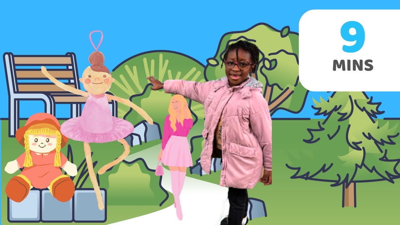 Holi Takes her DOLLS to the PARK to play HIDE and SEEK!!
