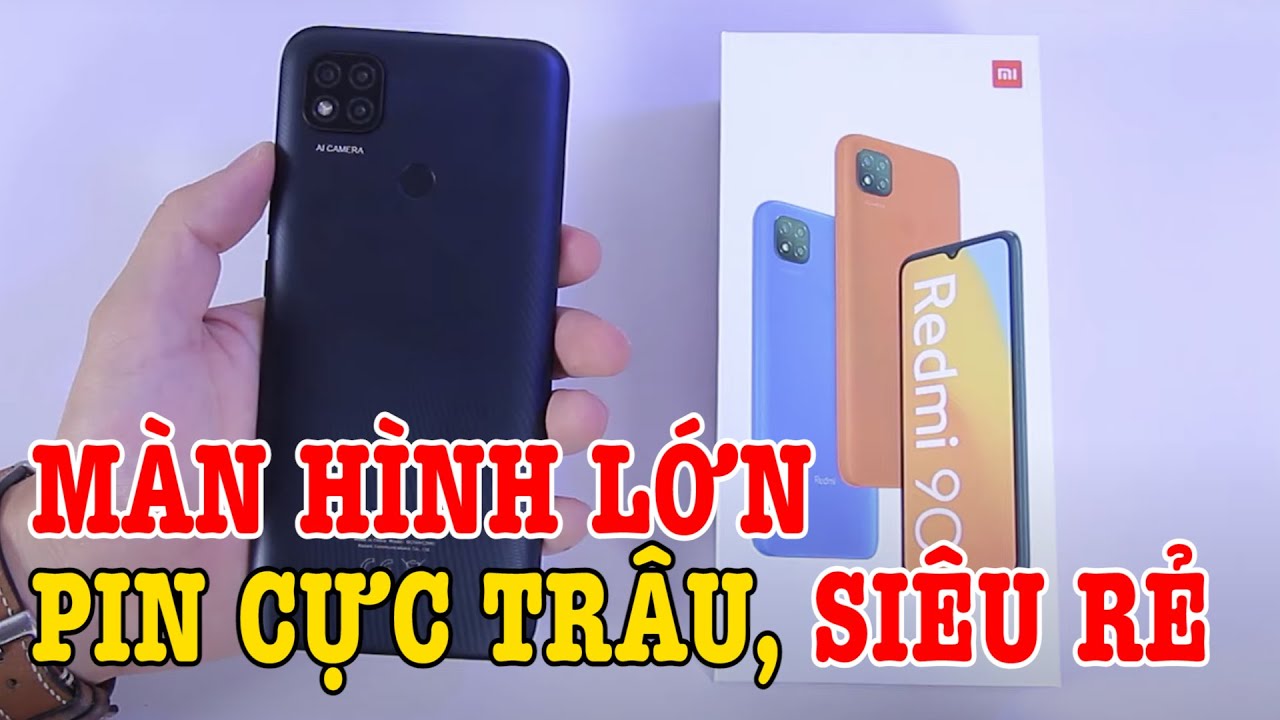 Mở hộp Redmi 9C : ĐIỆN THOẠI màn hình lớn CỰC RẺ của Xiaomi