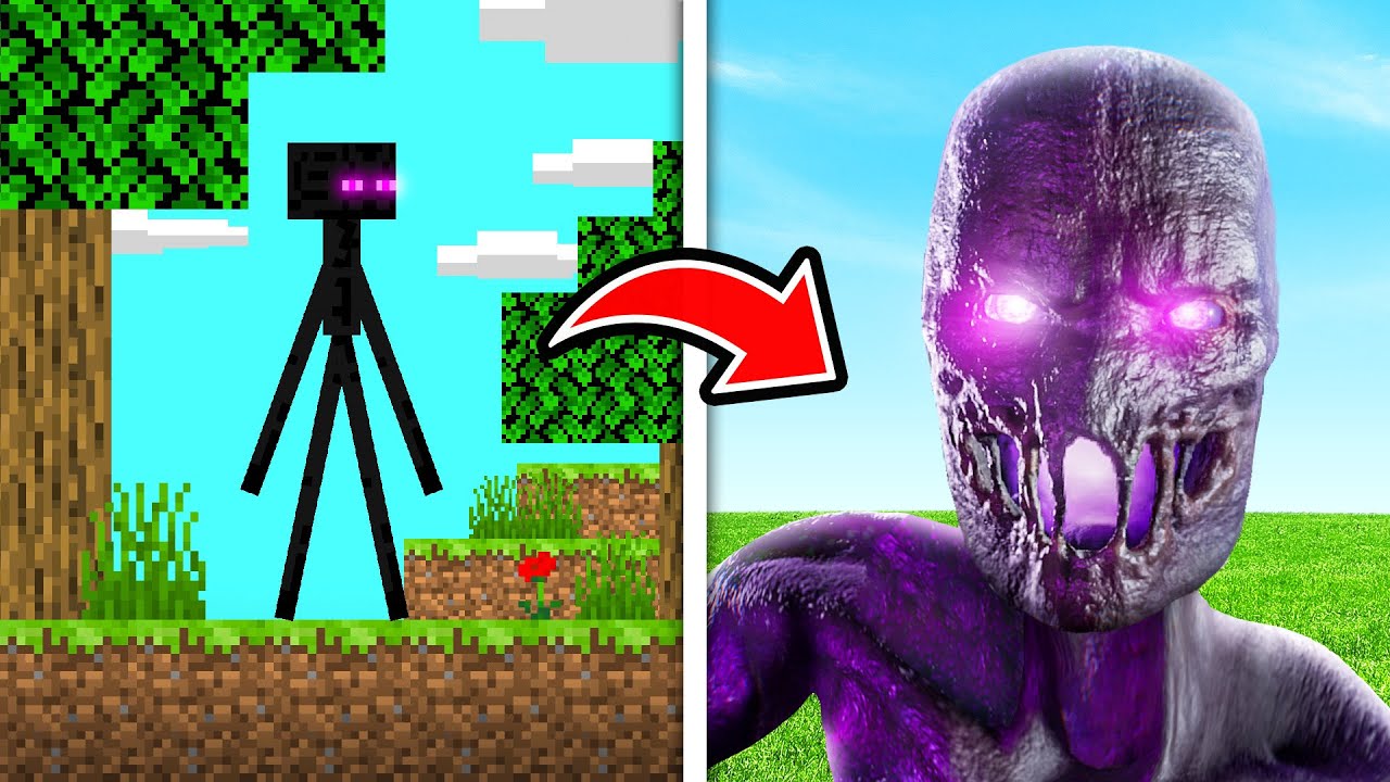 2D to 5D in Realistic Minecraft