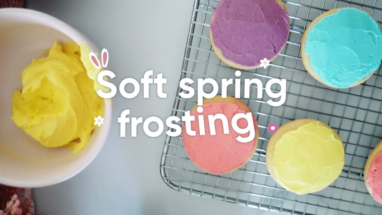 Soft spring frosting 🌼🌸🌈