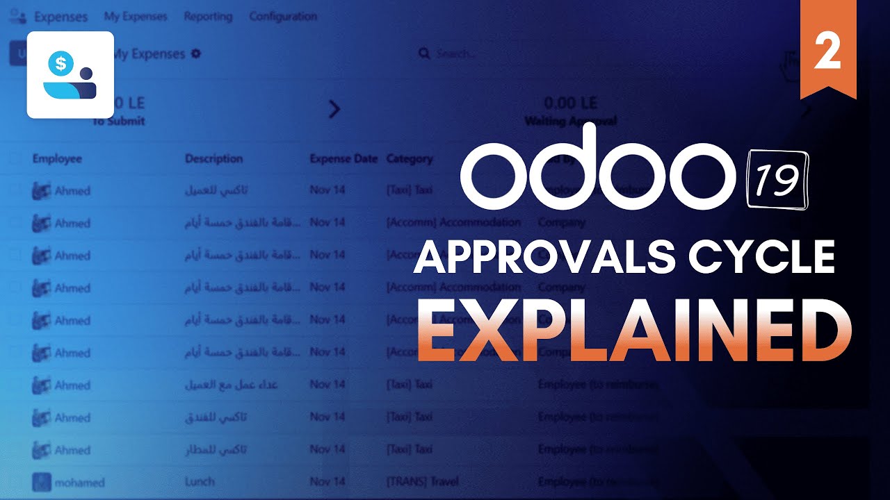 Approval Cycle Explained | Odoo 19 Expenses Module (Episode 2)