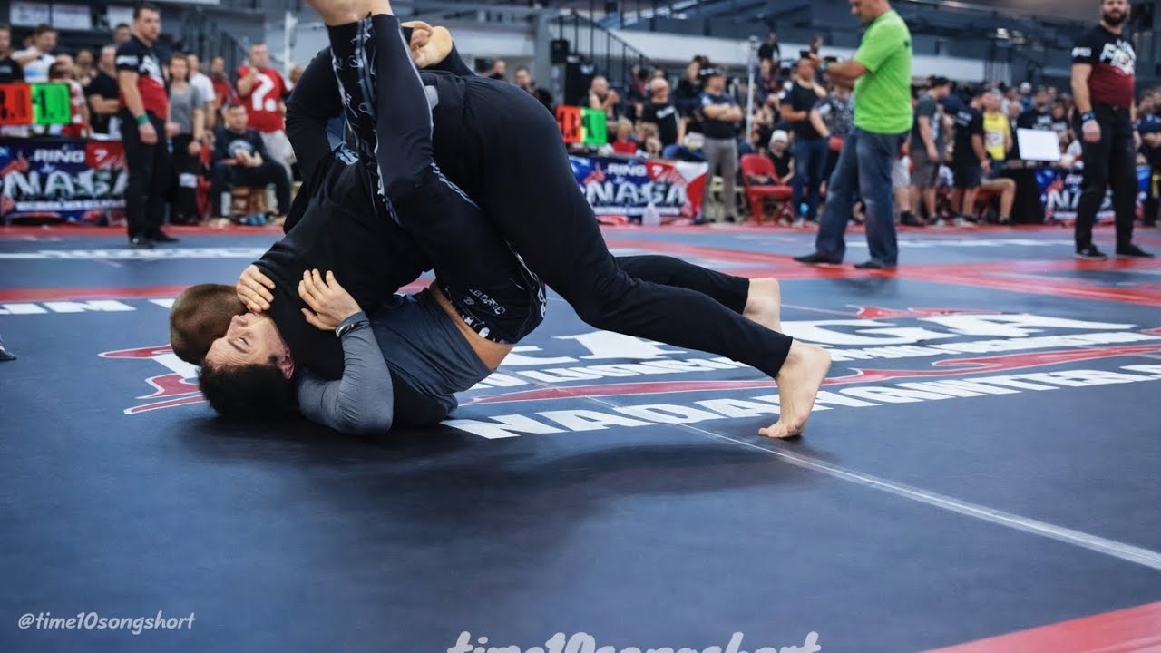 Epic No-Gi Grappling Match 💥 | Smooth Armbar Submission Finish #bjj #jiujitsu #nogi 