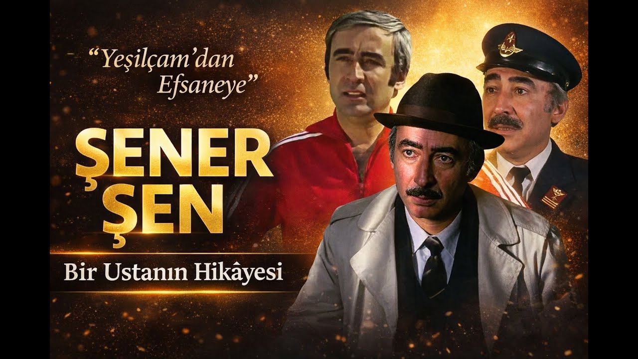 🎭 Türk sinemasının yaşayan efsanesi Şener Şen’in hayatını, unutulmaz rollerini anlatıyoruz.