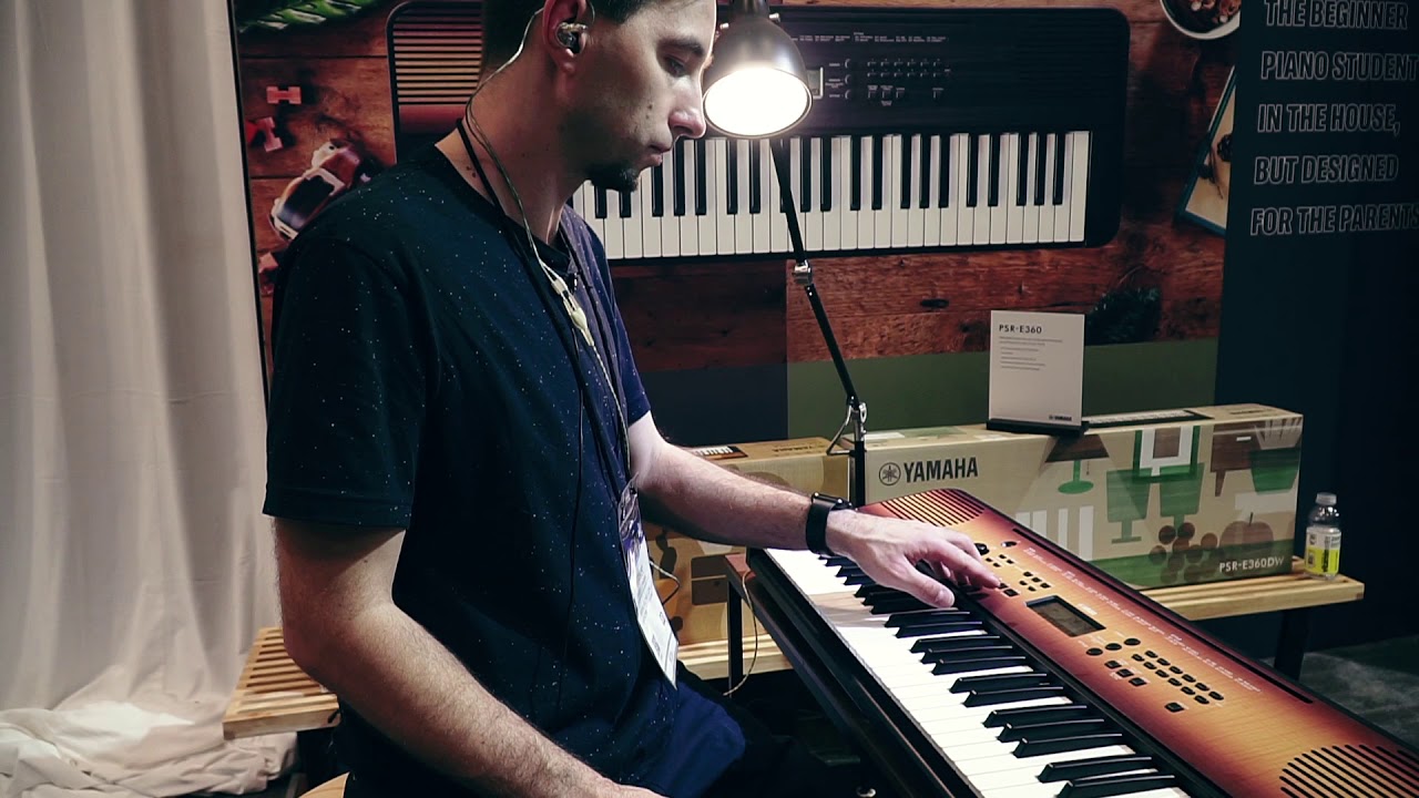 YAMAHA PSR-E360 - nowy model keyboardów - DEMO - KLAWISZOWE.PL