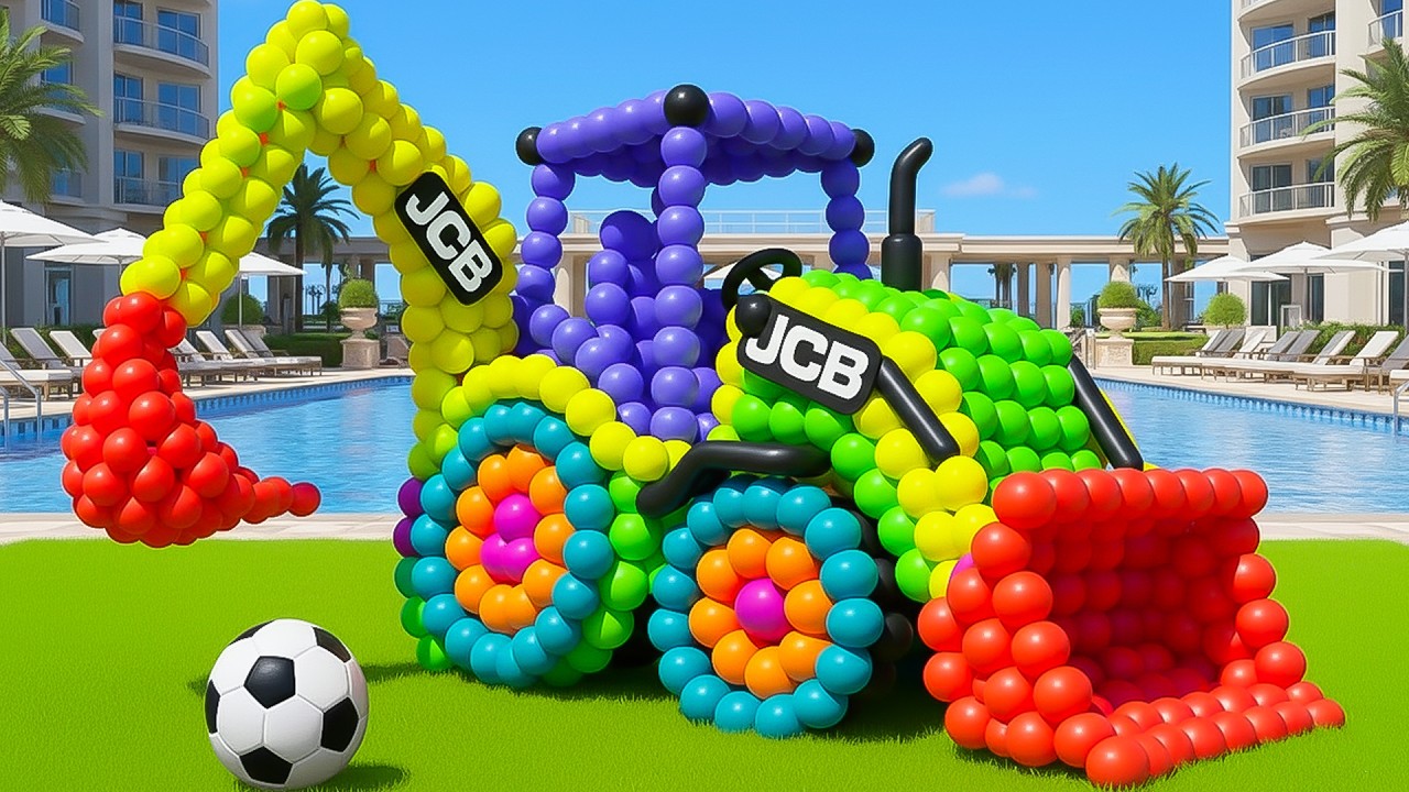 The mascot vibrato assistant JCB placed on the football field is popular, co-produced & creative