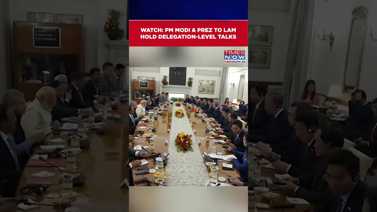 PM Modi And Vietnamese President To Lam Hold Delegation-Level Talks In Delhi #shorts