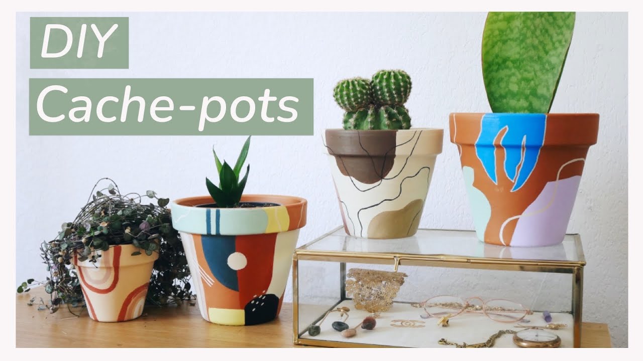 DIY créatif : je customise mes pots en terre cuite