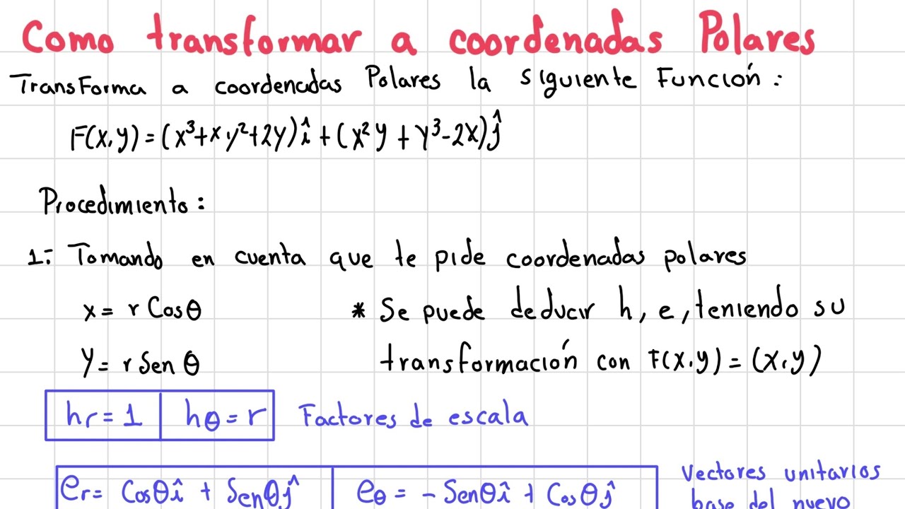 Como realizar un cambio de variable en un campo vectorial