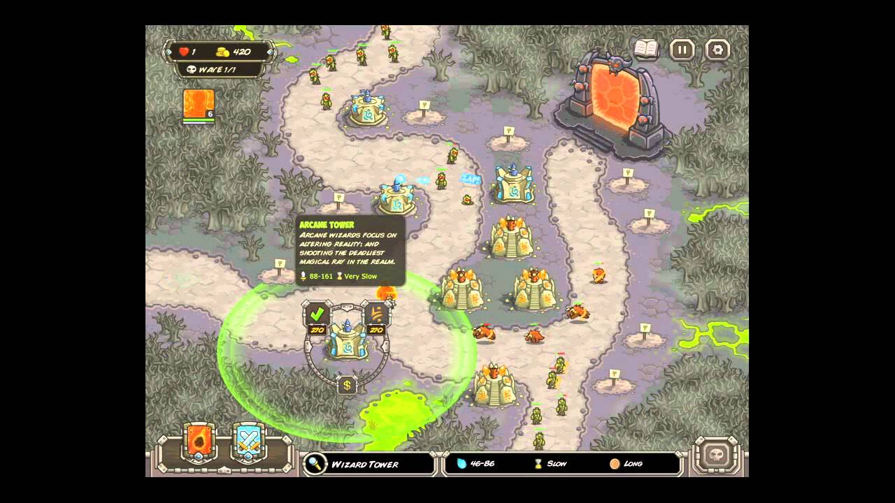 Kingdom Rush - Rotten Forest - Iron Challenge