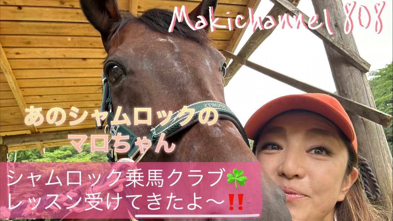 【乗馬】シャムロック乗馬クラブ☘️でレッスン受けてきた🐴💚#makichannel808 #ピンクのキャンピングカー
