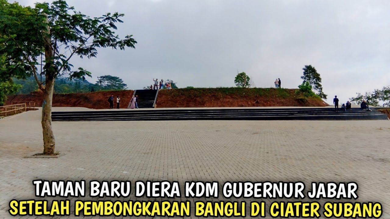 Mantap..Taman Baru Kebun Teh Ciater Subang Diera Pak KDM