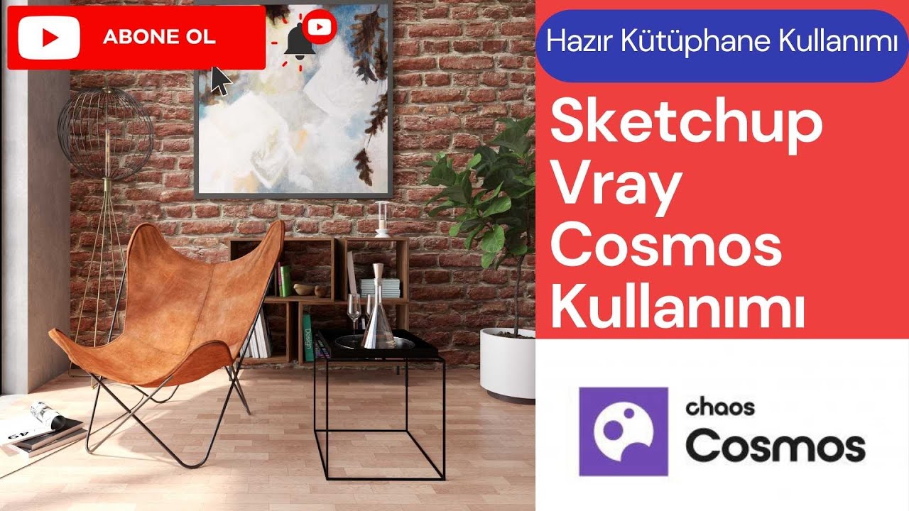 Vray Cosmos Kullanımı - Hazır Kaliteli Model Kullanın