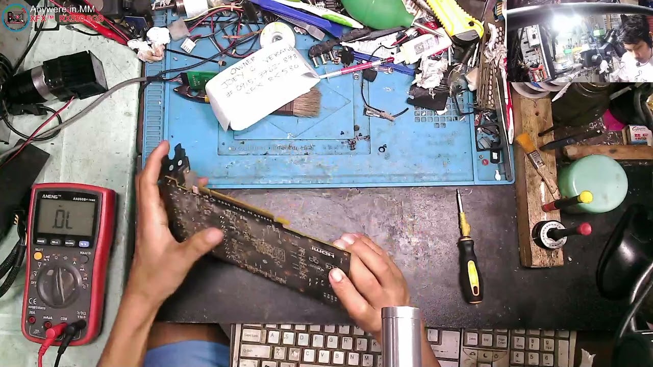 XFX AMD Radeon™ RX 580 GTS XXX Edition 8GB - No Display, Not Detected, Missing 0.8v FB, 1.8v Solved!