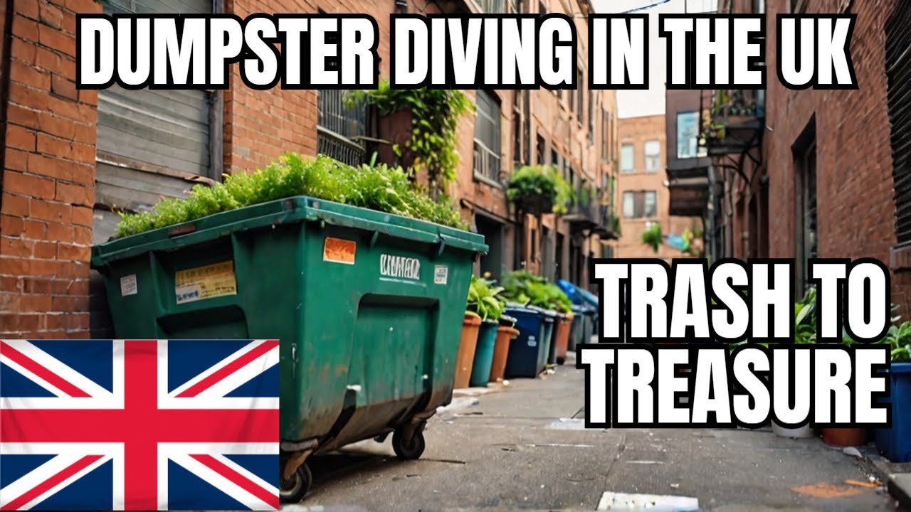 [🤯THE SHOCKING TRUTH REVEALED] DUMPSTER DIVING UK PLANTS HIS FINDS.🤯