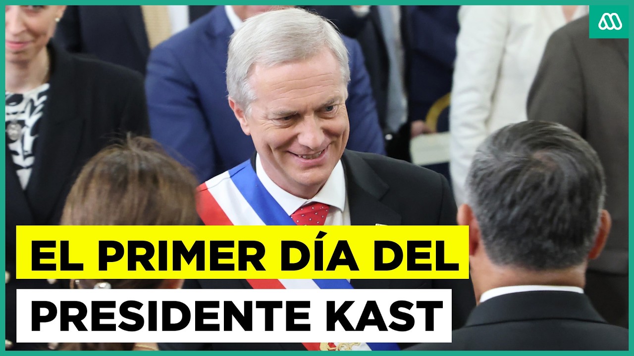 Así fue el primer día del presidente José Antonio Kast