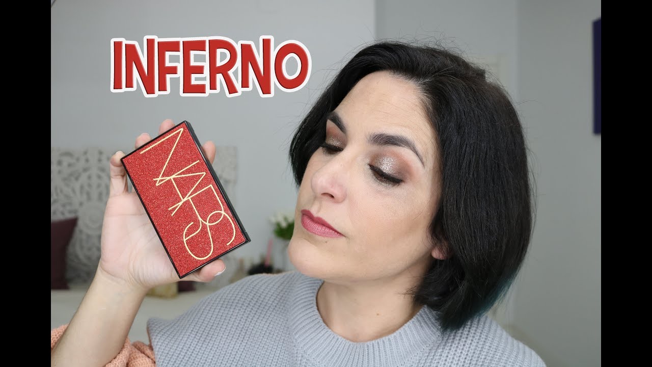 NARS INFERNO PALETTE  ❤️review, SWATCHES  y looK