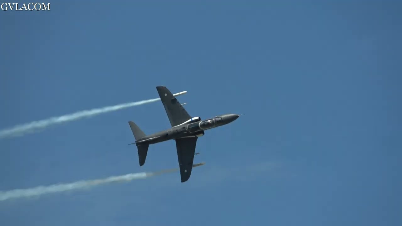 Finnish Air Force BAE Hawk solo display at RIAT 2022