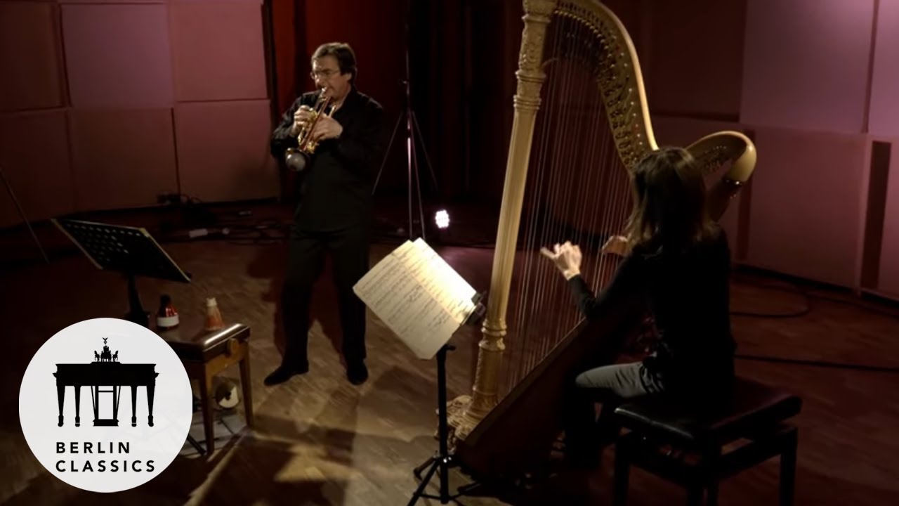 Matthias Höfs & Anaëlle Tourret - La Luna sobre la Llanura (Wolf Kerschek) | Trumpet & Harp