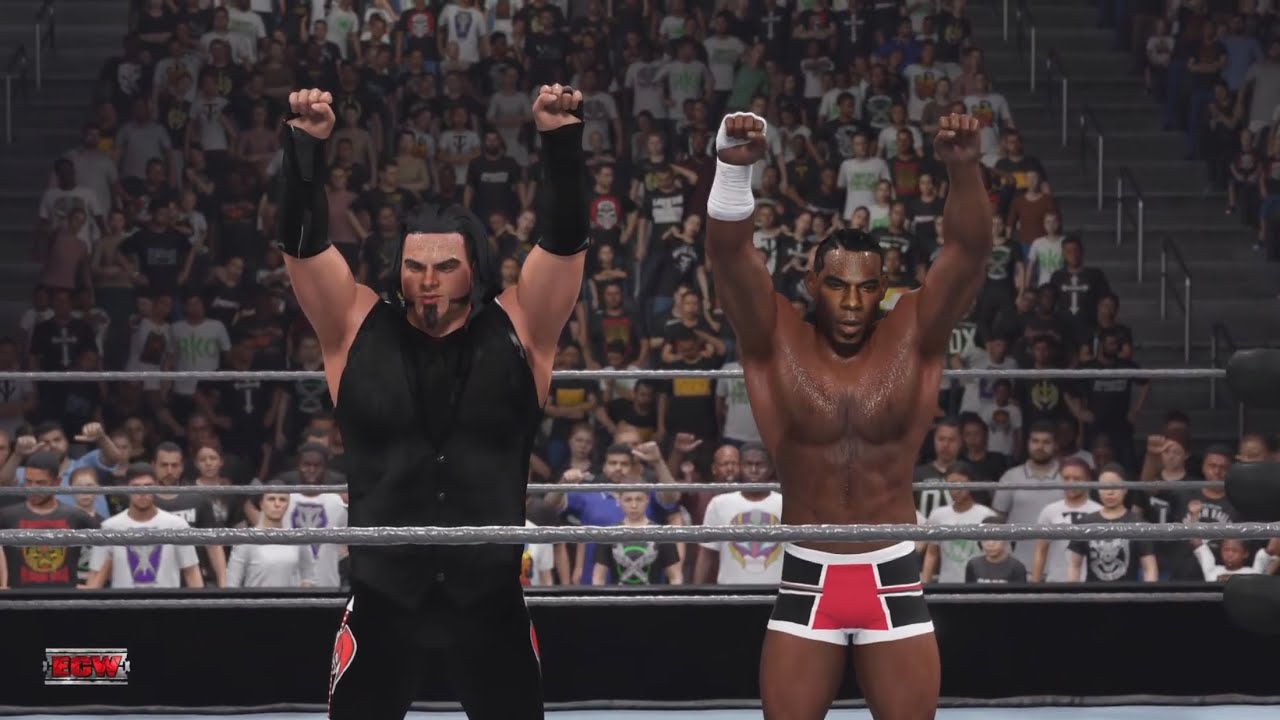 Elijah Burke and Kevin Thorn vs Stevie Richards and Tommy Dreamer ECW 2007 recreation