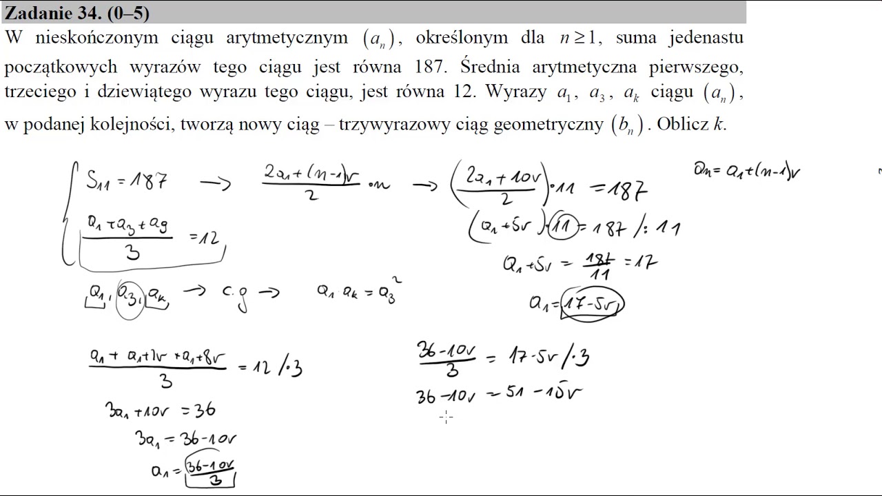 Matura Maj 2015 CKE zadanie  34