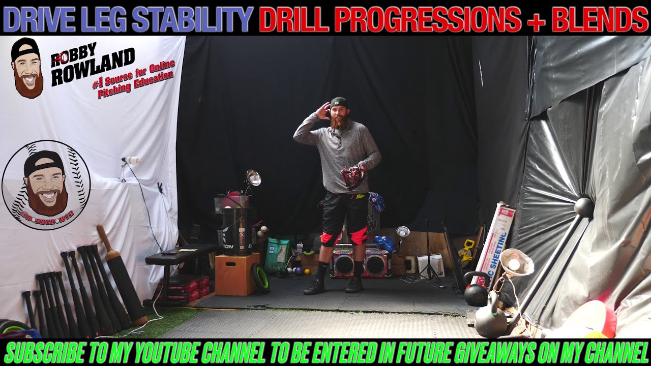 Drive Leg Stability Drill Progressions + Blends | PITCHING DRILLS
