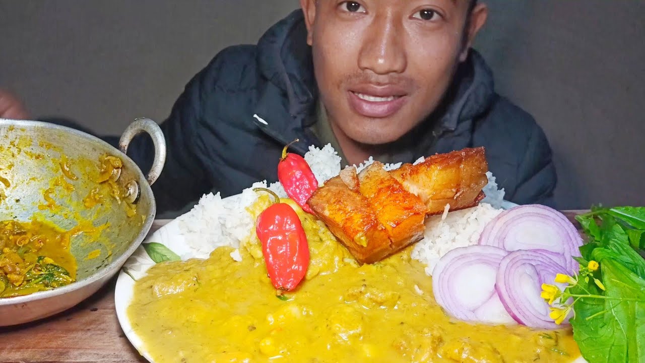 Mukbang roasted pork | chicken cooked with yum.