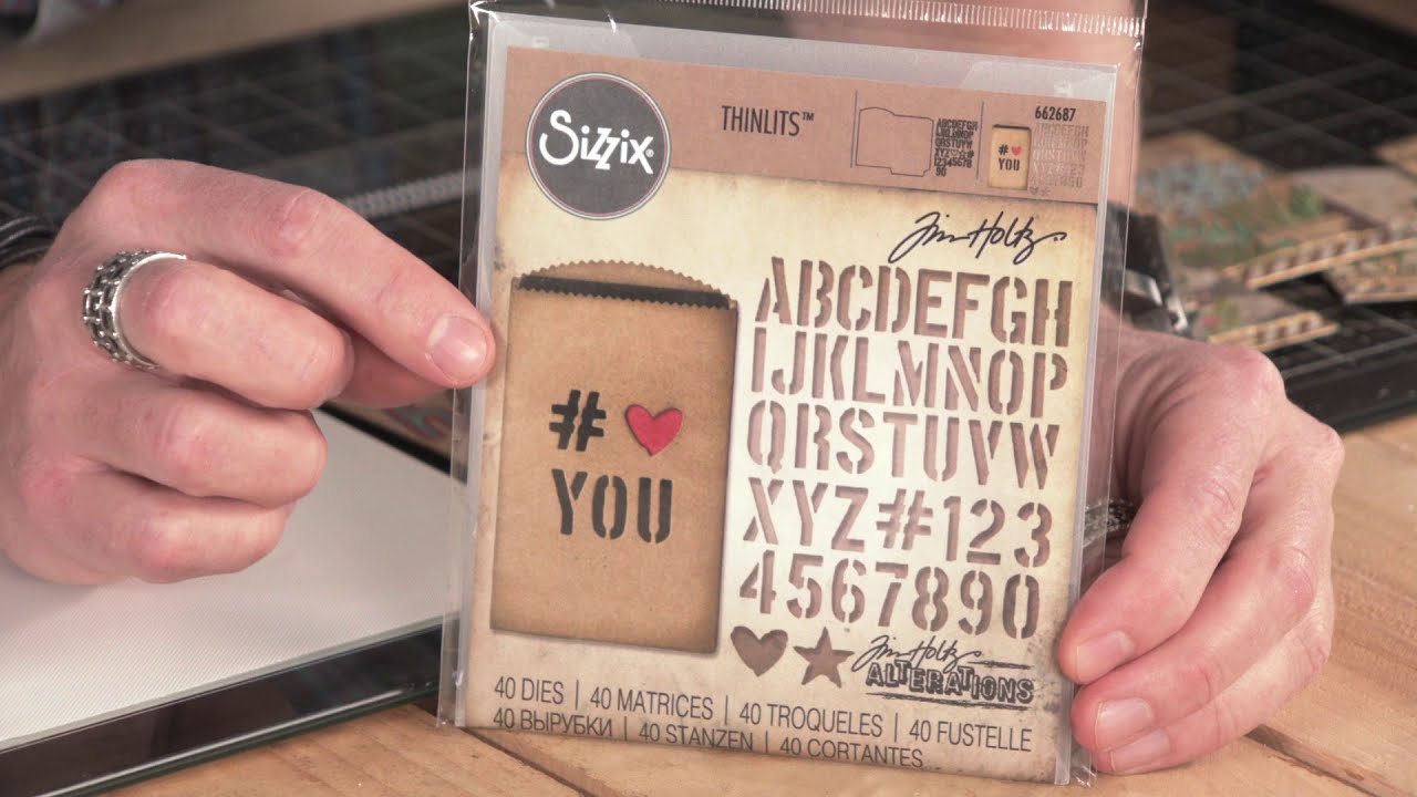 DIY Gift Card Bag with Tim Holtz - Sizzix