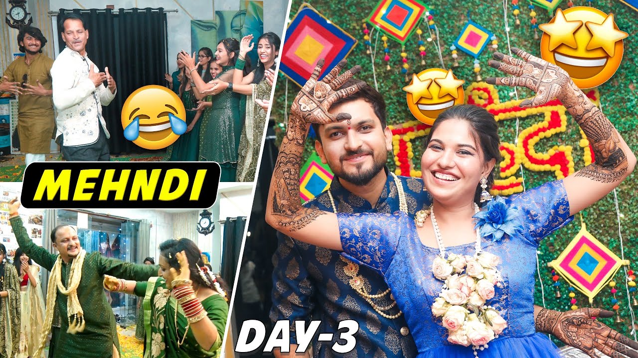 Shikha Sharma ki Mehndi Rasam :- Shikha’s wedding vlog #9🔥 Day 3 |