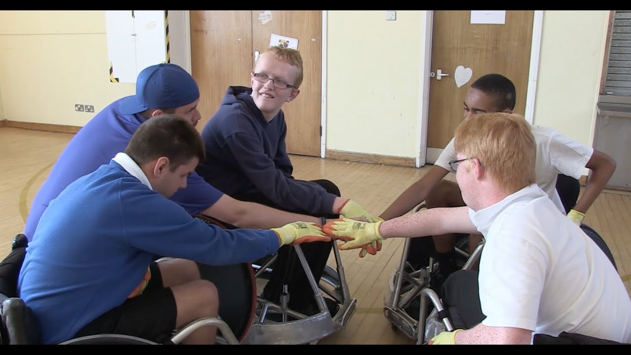 Bristol Rugby's First Ever Wheelchair Rugby Team In Training