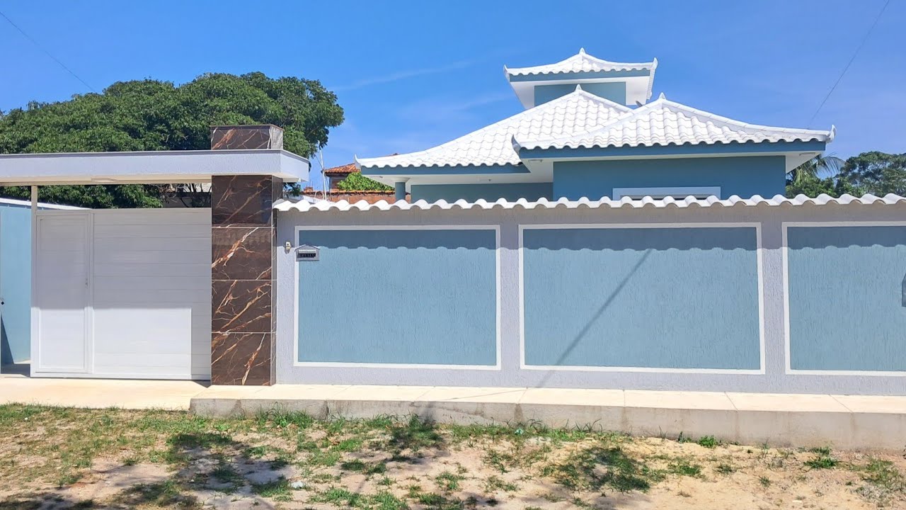 CASA À VENDA EM SAQUAREMA-RJ 4 QUARTOS 3 BANHEIROS ÁREA GOURMET TERRENÃO 360M2 