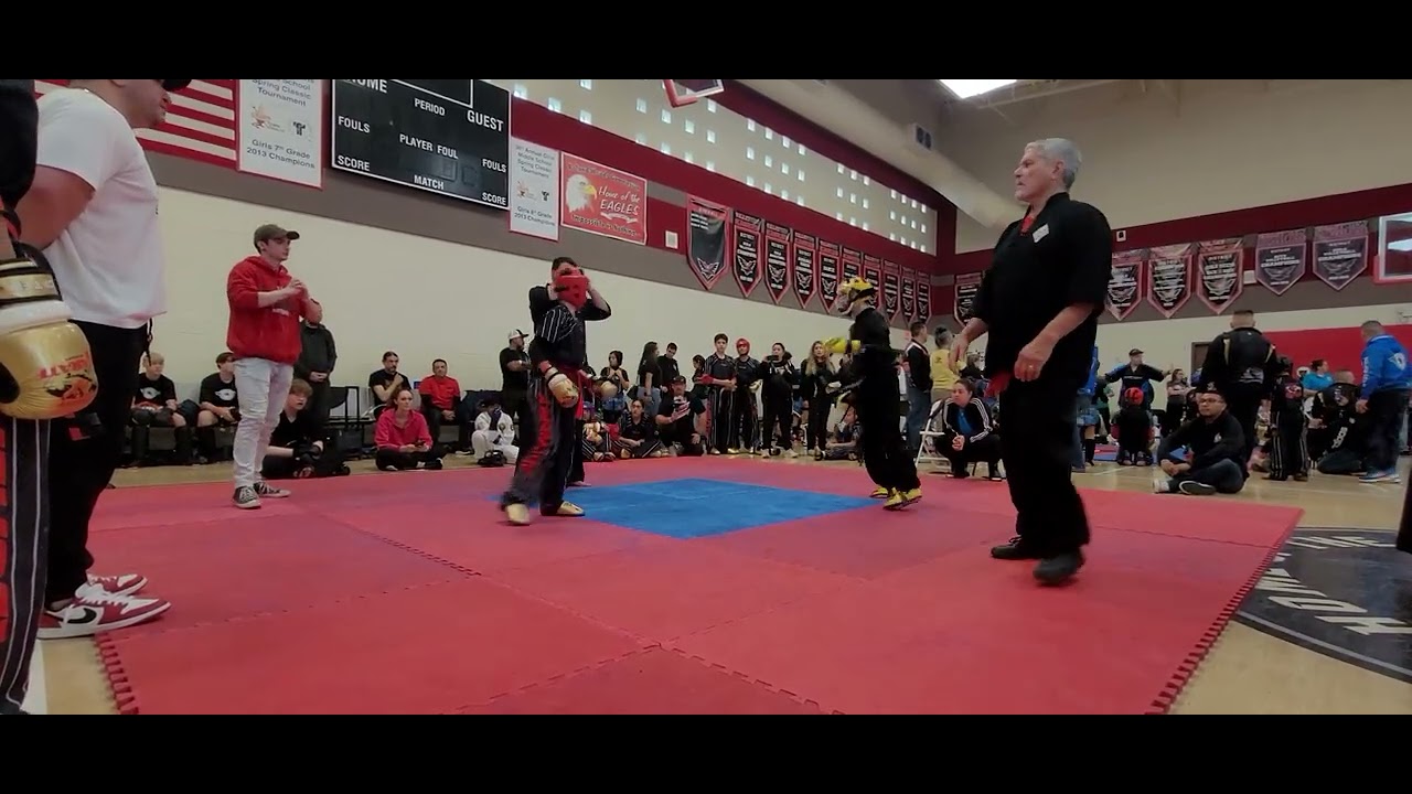 Sparring at the ASKL open on 1/24/26 #karate  #sparring  #Wolfpacktrainingacademy 