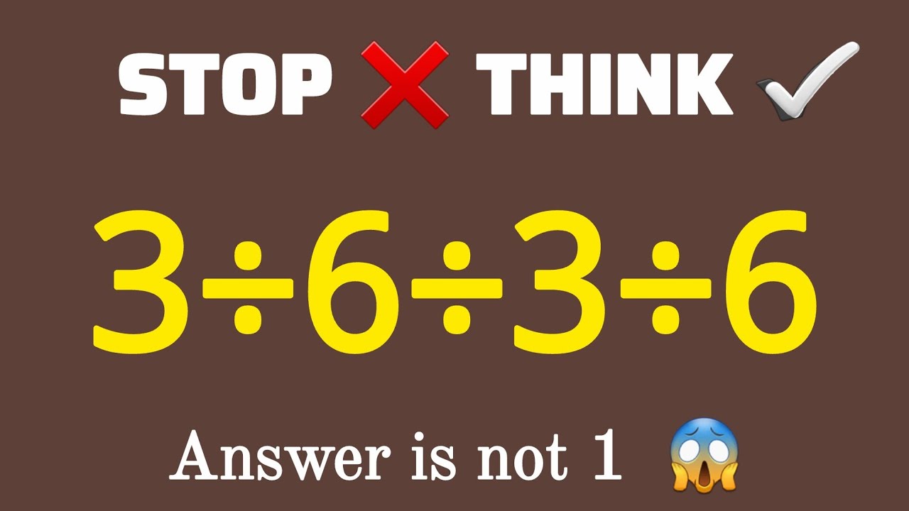 Most People Mess Up This Simple Calculation!#pemdas 
